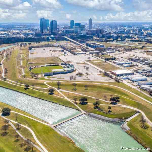 Lake Flato plans to create "vibrant, mixed-use waterfront district" on Fort Worth island