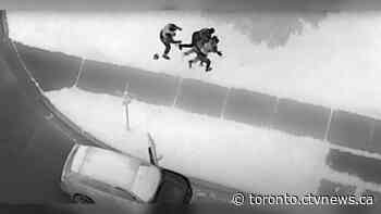 'Project Nightstalker:' Video shows police tackling voyeurism suspect to the ground