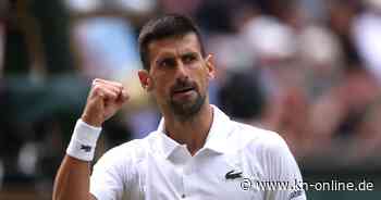 Wimbledon: Novak Djokovic folgt Carlos Alcaraz ins Finale