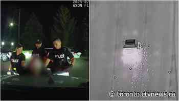 Video released of wild police car chase involving white Lamborghini in York Region