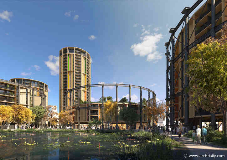 RSHP Transforms 150-Year-Old Victorian Gasholders into a Mixed-Use Residential Hub in London, UK