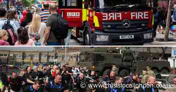 Bexley’s Uniformed Services Day truck pull and fun day