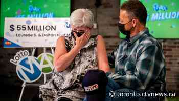 'I told you it wasn't a dream': Ontario couple retires after winning $55-million Lotto Max jackpot