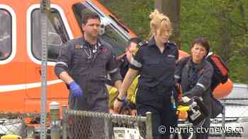 Woman, 87, pinned under her vehicle in Muskoka parking lot suffers serious injuries