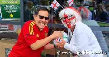Euro 2024 rivalry hits Cramlington Asda - where one man whose 'heart is with Spain' is hoping for an English defeat