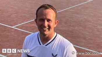 Tennis coach's 24-hour match for charity