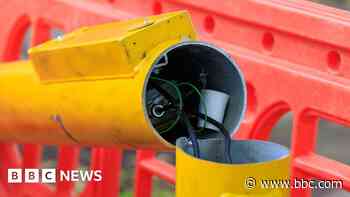 Men arrested after speed camera vandalised