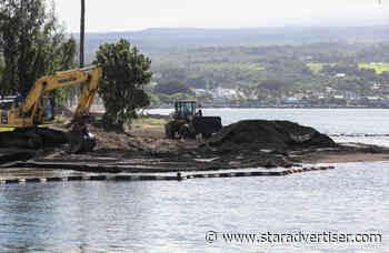 Dredging begins at Hawaii island’s Wailoa Small Boat Harbor