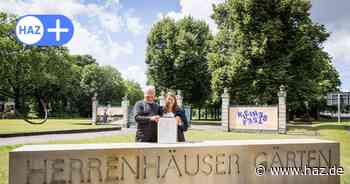 Hannover Tourismus: Steinquader weist auf Herrenhäuser Gärten hin