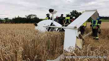 Flugunfall nahe Dorfen – Zahlreiche Rettungskräfte im Einsatz