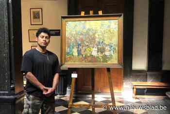 6 jaar in Antwerpen en gek op de Reuskens: Mexicaanse Borgerhoutenaar Juan Peza stelt fraaie schilderijen tentoon in Districtshuis
