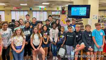 La. firefighters teach lifesaving skills to students