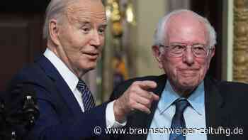 Linker Senator Sanders ruft zur Unterstützung von Biden auf