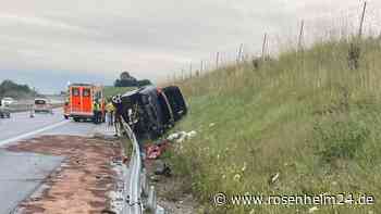 Unfall auf der A94 zwischen Lengdorf und Dorfen – Verkehr wird an Unfallstelle vorbeigeleitet