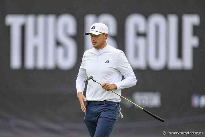 Aberg rallies with late birdies for 2-shot lead in Scottish Open