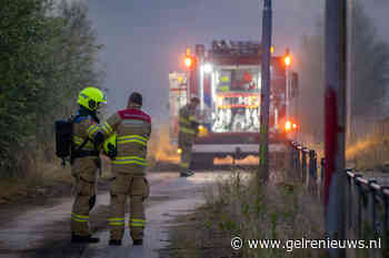 Brand in leegstaand bedrijfspand