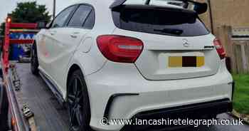Blackburn with Darwen police seize Mercedes vehicle