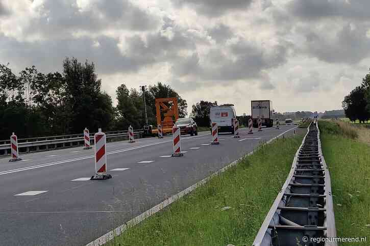 Verkeershinder op N244 bij Middenbeemster door ‘technische mankementen’ viaduct