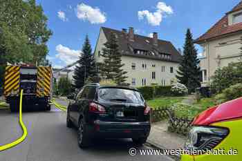 Balkonbrand in Herford geht glimpflich aus
