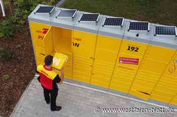 Solarbetriebene DHL-Packstation in Höxter eröffnet