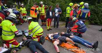 Neumünster: Feuerwehr und DRK üben Großeinsatz