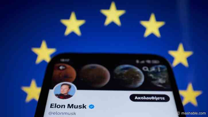 Blue checks on X are bad now, EU says