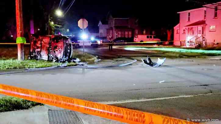 High-speed chase ends in rollover crash in Batavia