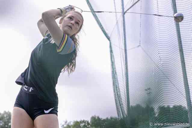Manon Beernaert redt West-Vlaamse eer op BK hamerslingeren in Brugge