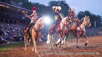 Rittershow und Regenschauer auf Schloss Kaltenberg