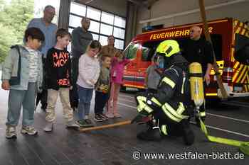 Vorschulkinder lernen Feuerwehr-ABC