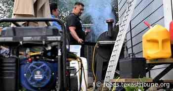 Texans heading into a second week without electricity are battling heat, frustration and boredom