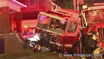 7 Pa. firefighters injured after 2 fire tanker trucks crash while responding to warehouse blaze
