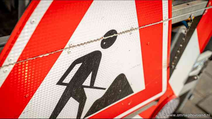 Flevoland - Weer werkzaamheden op de A6, dit keer tussen Lelystad en Emmeloord