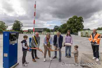 Recyclagepark Avelgem officieel geopend, publiek kan er terecht vanaf 23 juli