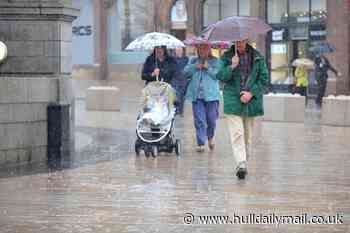 Met Office issues yellow weather warning for rain with flooding possible
