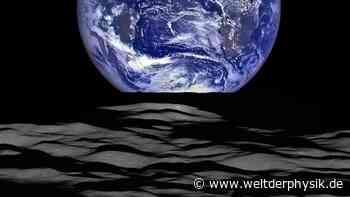 Eine Höhle auf dem Mond