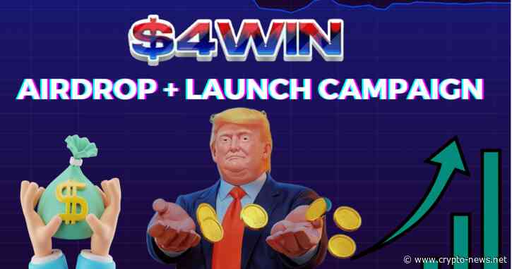 Trump’s Close Call Inspires Bold New Memecoin: $4WIN Set to Disrupt the Crypto Space With Launch and Airdrop Campaign