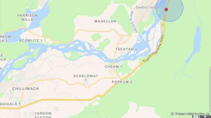 Update: Out of control wildfire near Herrling Island, east of Chilliwack, grows to 1 hectare