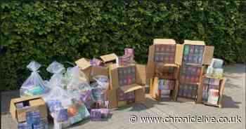 Thousands of illegal vapes and fake Rolex and Breitling watches seized from Northumberland premises