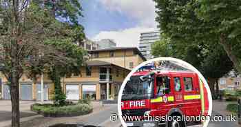 Cartwright Street, Whitechapel fire tears through flat