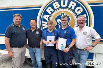 Drei Lehrlinge beenden ihre Ausbildung in der Brauerei Warburg