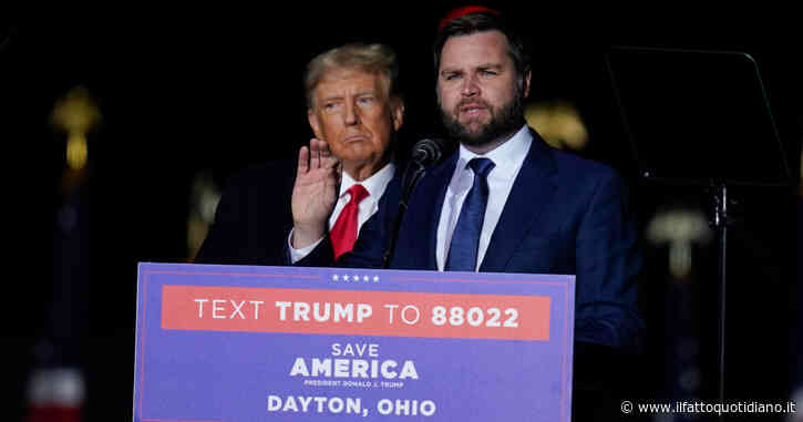 Usa, Donald Trump sceglie come candidato vicepresidente il senatore dell’Ohio J. D. Vance: in passato era stato un suo oppositore