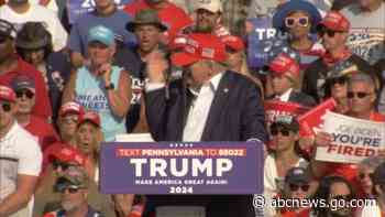 WATCH:  Video shows moment of assassination attempt at Trump rally