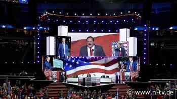 Auf Parteitag der Republikaner: Trump offiziell als Präsidentschaftskandidat nominiert