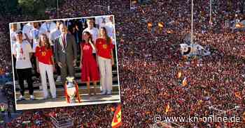 Zehntausende Fans und der König empfangen Spaniens EM-Helden