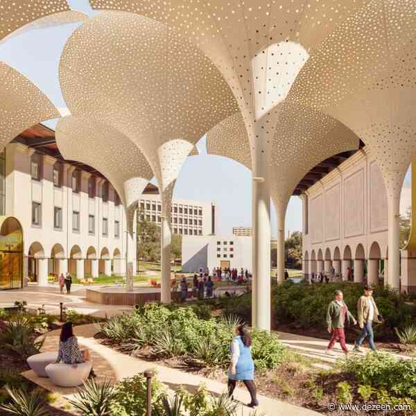 Snøhetta adds series of rain-catching sculptures to Austin museum