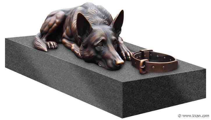 Police K9 memorial in the works, officer shares 'incredible' bond with fallen dog