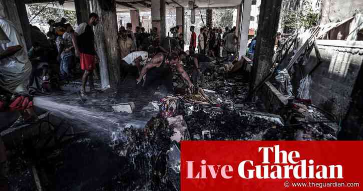 Israel-Gaza war: Gaza municipality says it can no longer provide 700,000 people in area with drinking water – as it happened