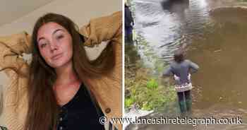 Video shows moment Clitheroe home hit with flash flood