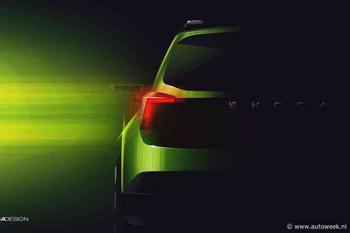 Skoda toont glimp van nieuwe compacte cross-over